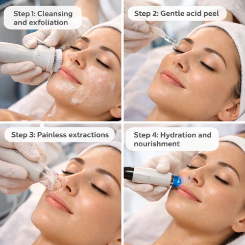 Step-by-step: how Hydrafacial works